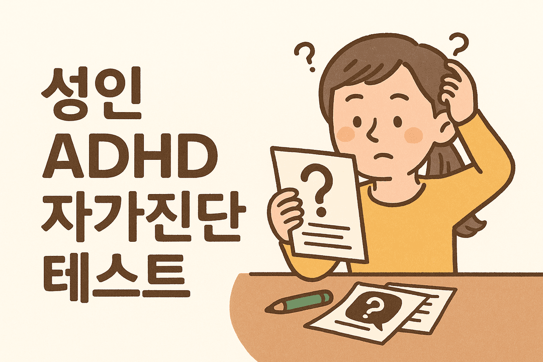 성인 ADHD 자가 진단 테스트